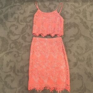 Alice and Olivia beautiful two piece set - top S, skirt 4